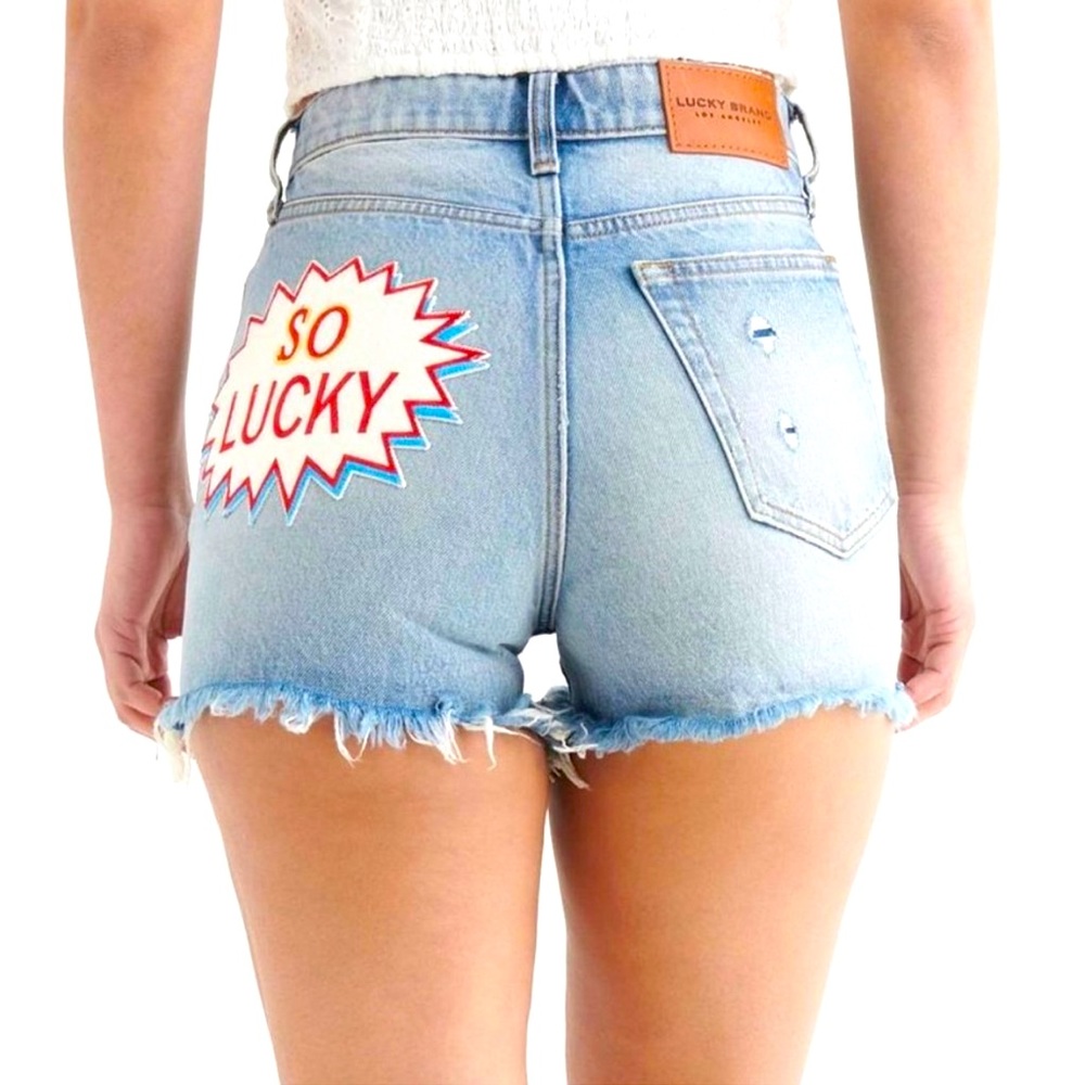 Lucky Brand High Rise Jean Shorts